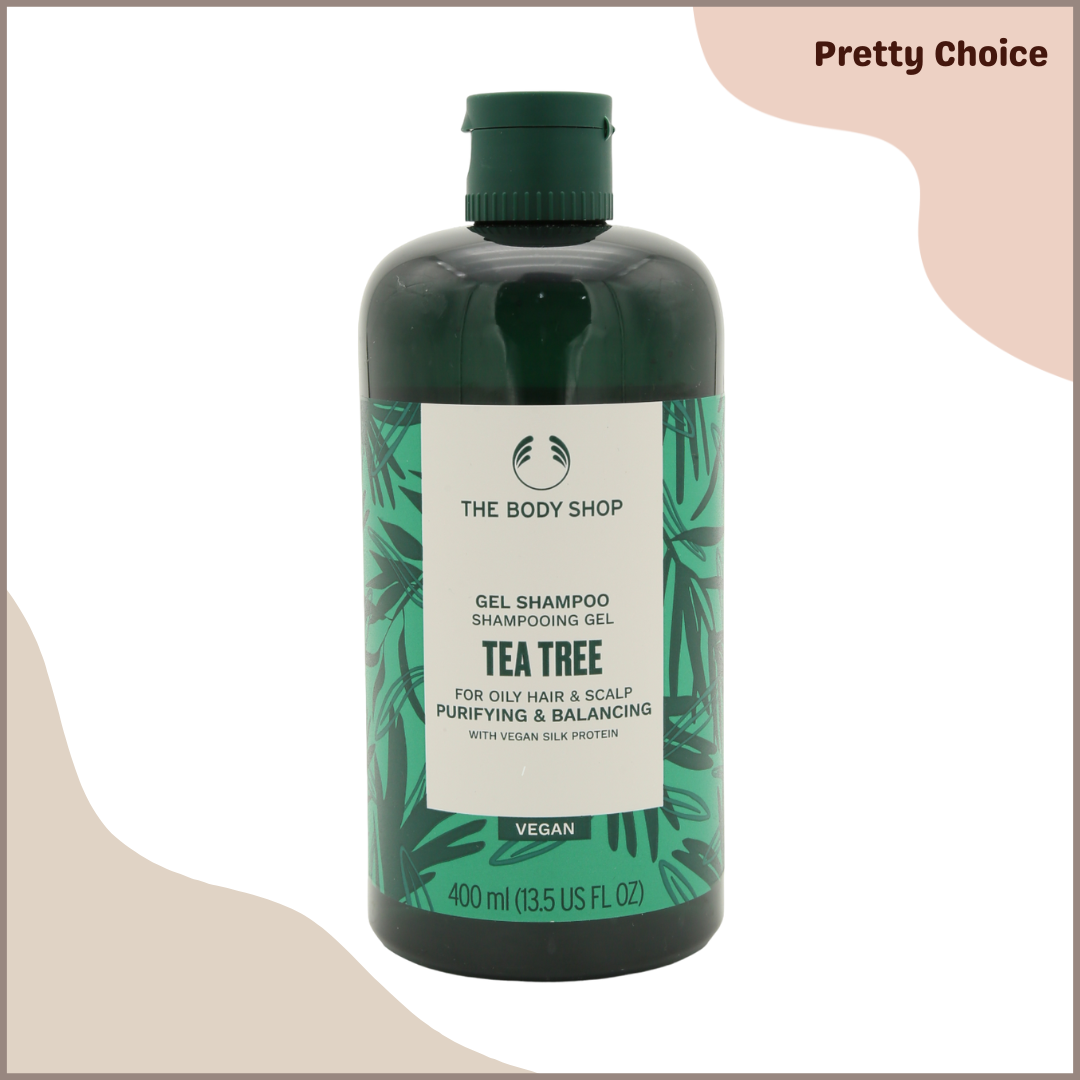 (NS)英國 The Body Shop 茶樹淨化平衡淨化控油洗髮露400ml（新包裝）