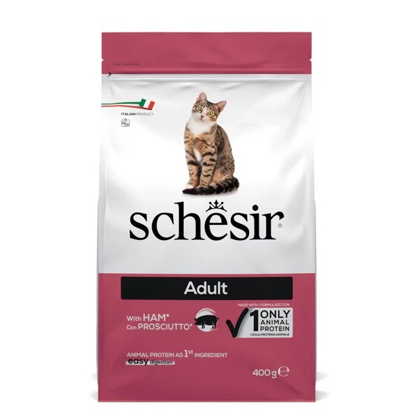 Schesir Adult Rich In Ham 天然豬肉成貓糧 400g