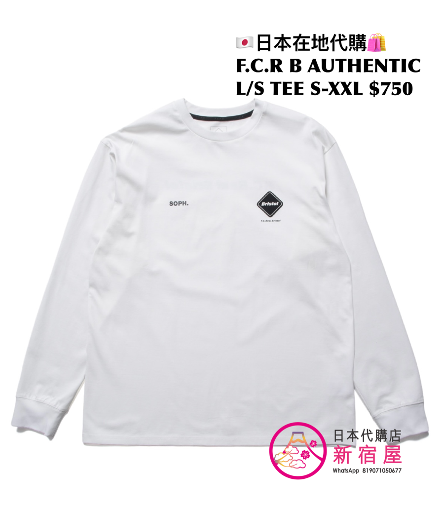 F.C. REAL BRISTOL AUTHENTIC L/S TEE