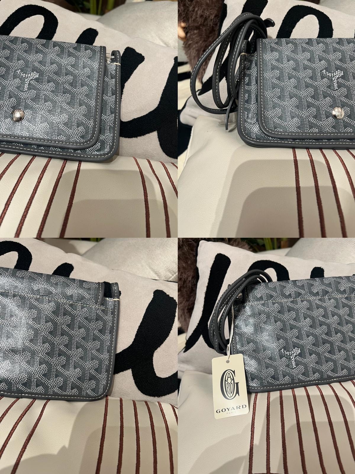 全新 Goyard plumet crossbody bag Grey 100%Authentic ,全新未使用品 ✅tap✅dust bag