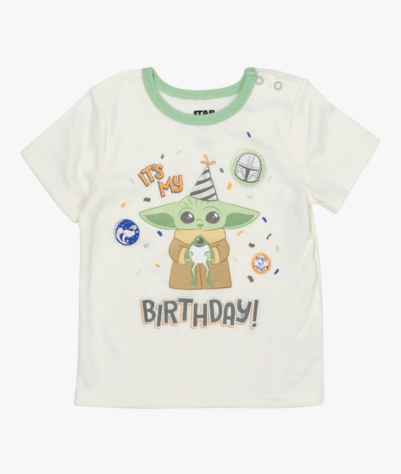 ☀️預訂 歐美直送☀️🇺🇸Star Wars系列Yoda生日印花短袖上衣燈籠褲帽子三件套