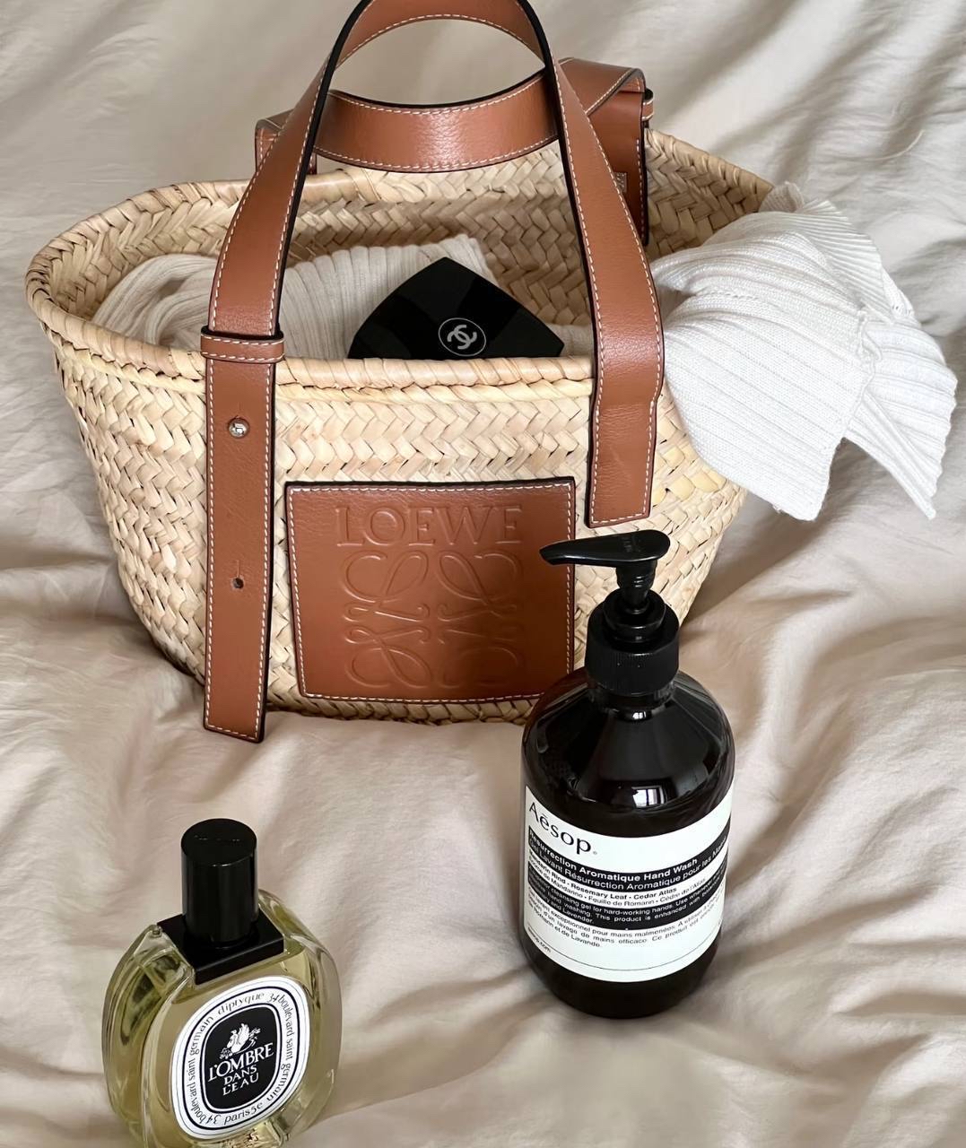 限時優惠✨訂貨📮渡假OOTD 必備🥥🍍 Loewe small basket  塵袋可做內袋