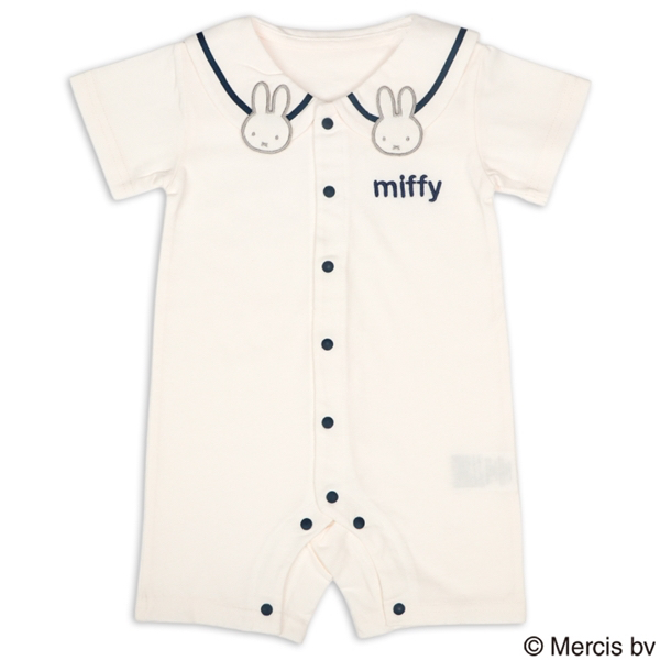 🇯🇵預訂 日本直送🇯🇵Miffy貼花水手領純棉短袖連身服