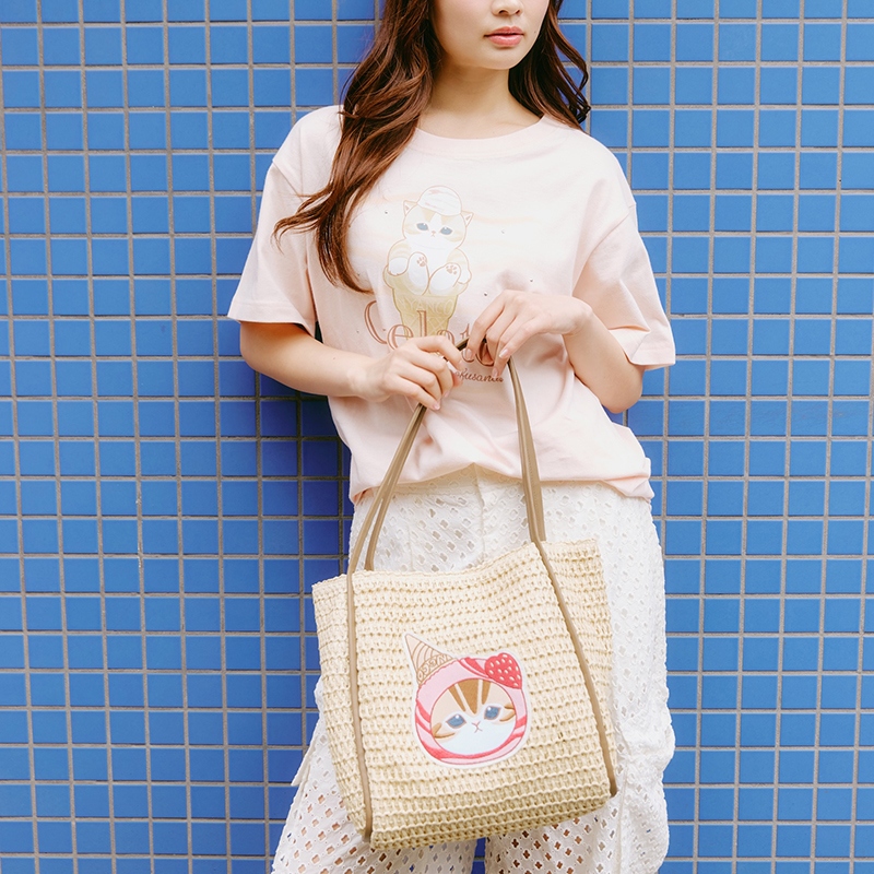 🌸 【預訂】mofusand basket bag - mofusand 5/6新品