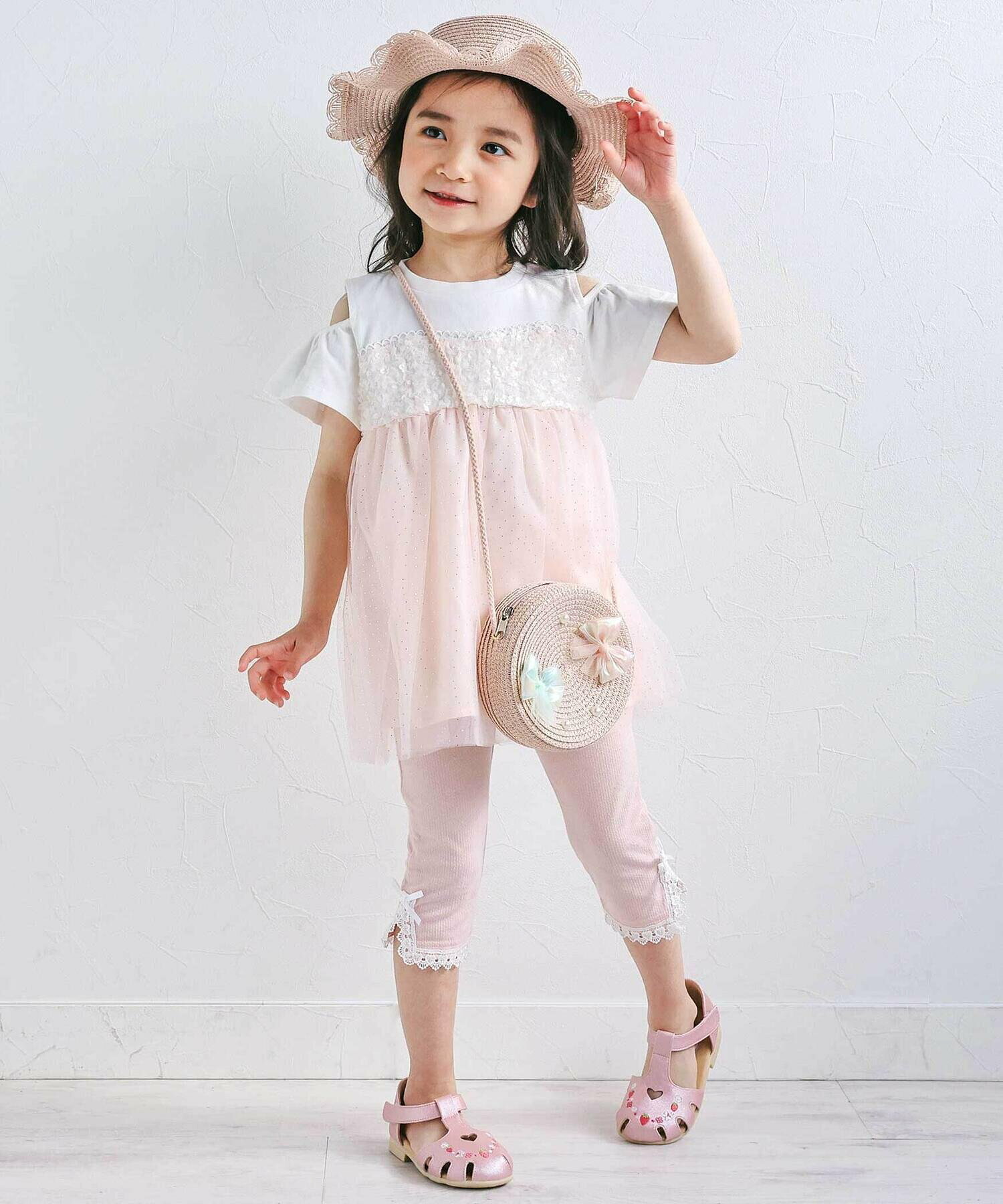 🆕【⭐訂購⭐】🌀 🇯🇵 日本直送 甜美可愛  亮片薄紗 開袖露肩 束腰上衣［2款選］🌀[ELDA-0148][260516]