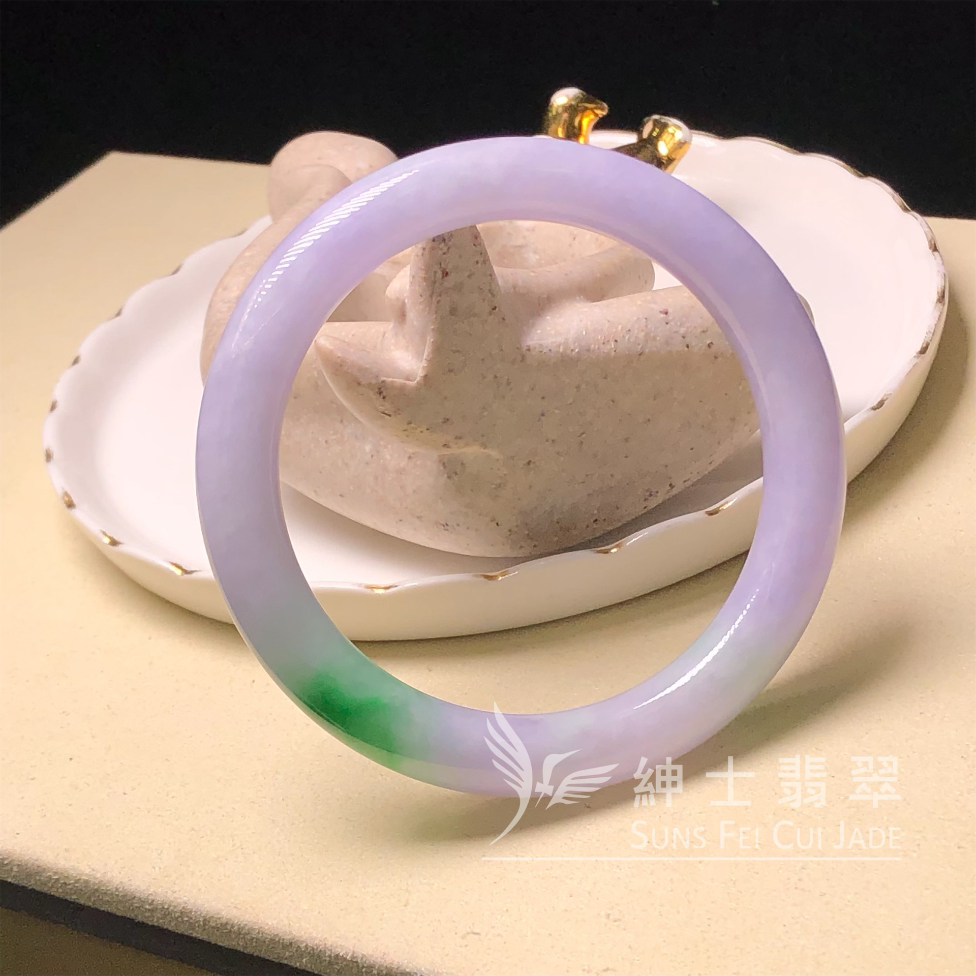 C06319會卡藍紫春彩福鐲58.5mm