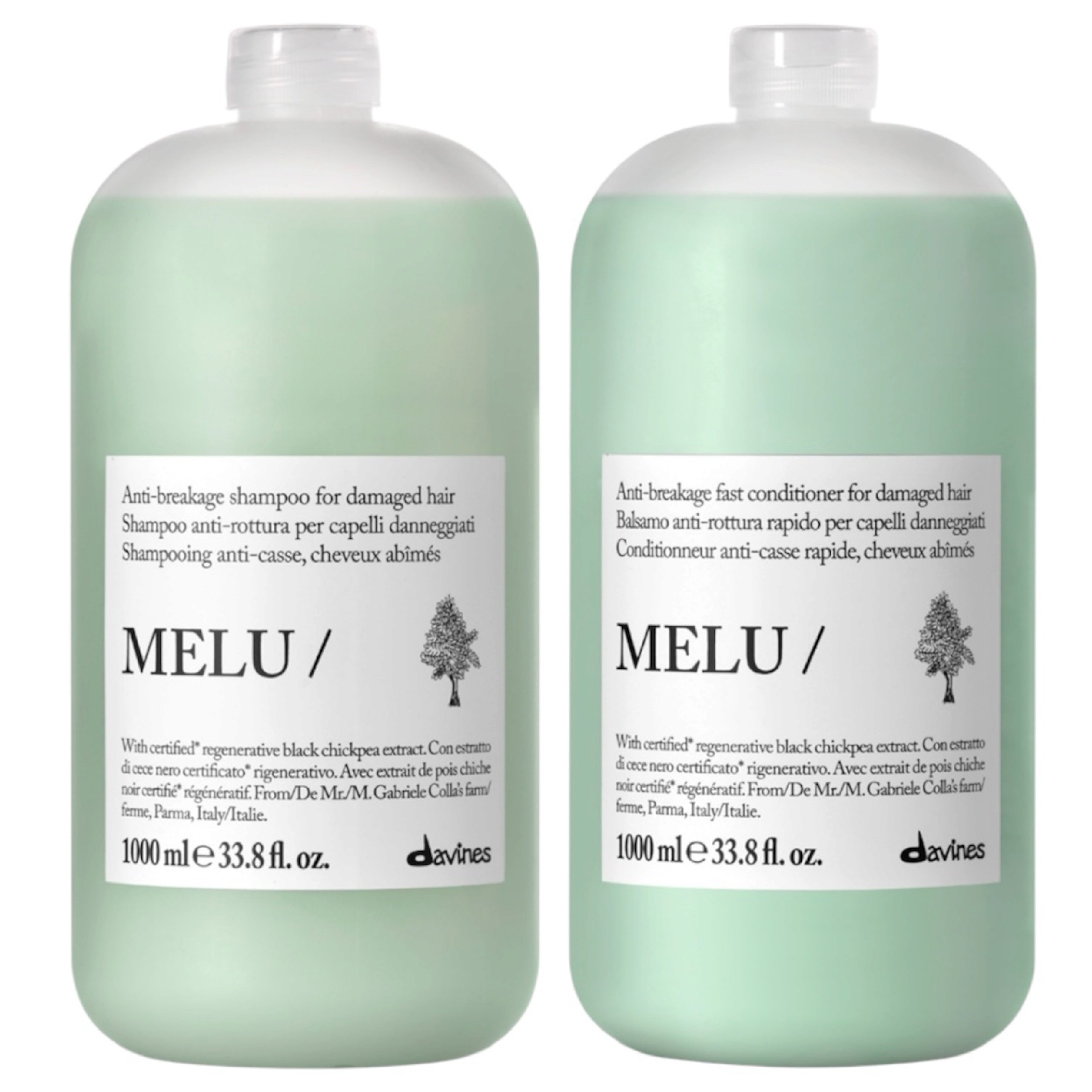 Davines MELU Shampoo+Conditioner 防斷洗護套裝 1000ml+1000ml