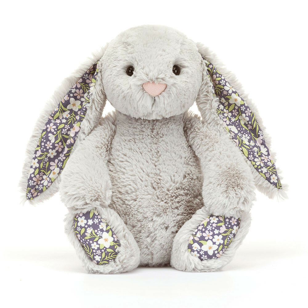 jELLYCAT Blossom Silver Bunny 'Bloom' H31 / H18cm 灰碎花兔
