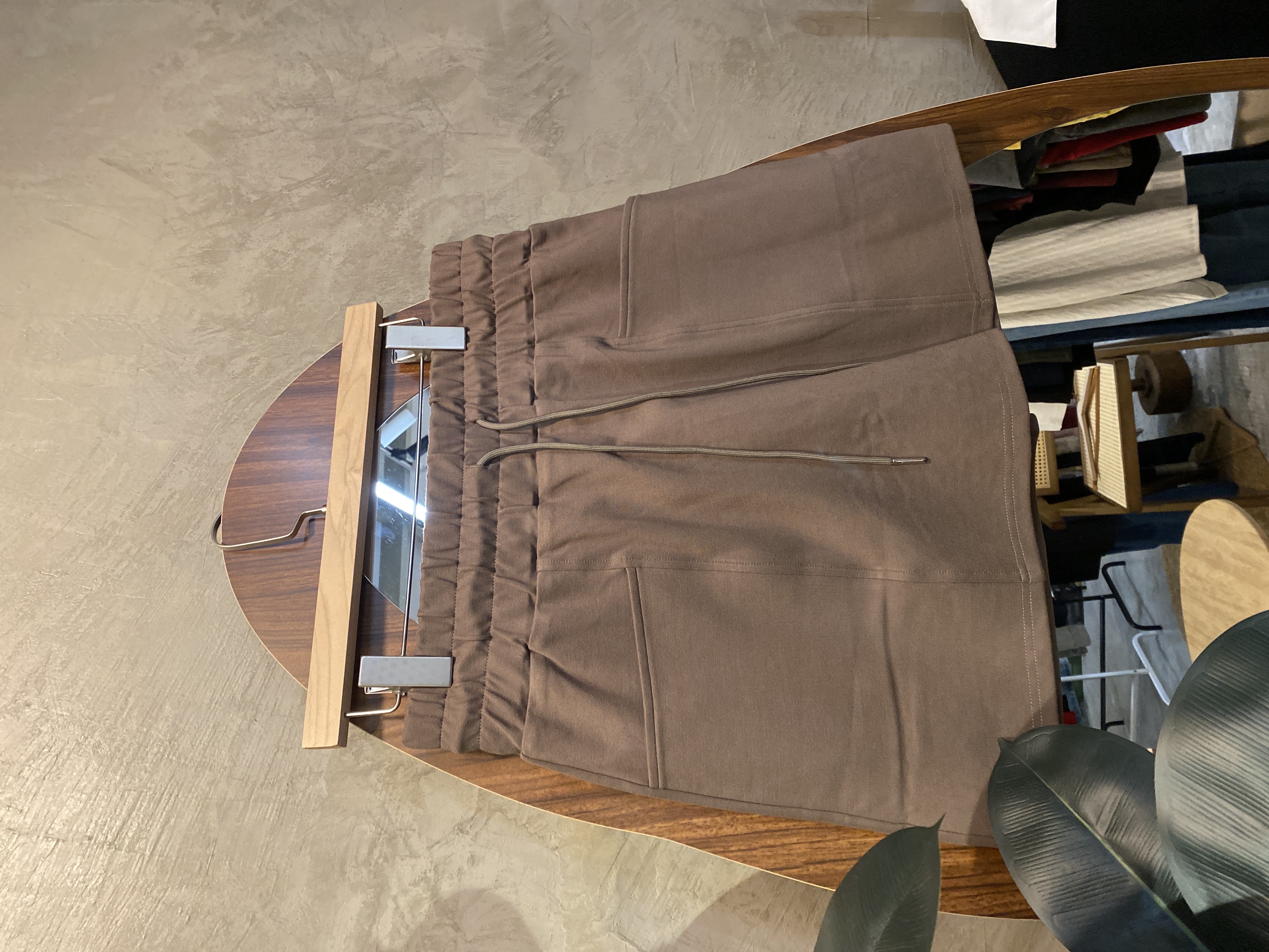 ✨4562号-高腰运动风抽绳短裙