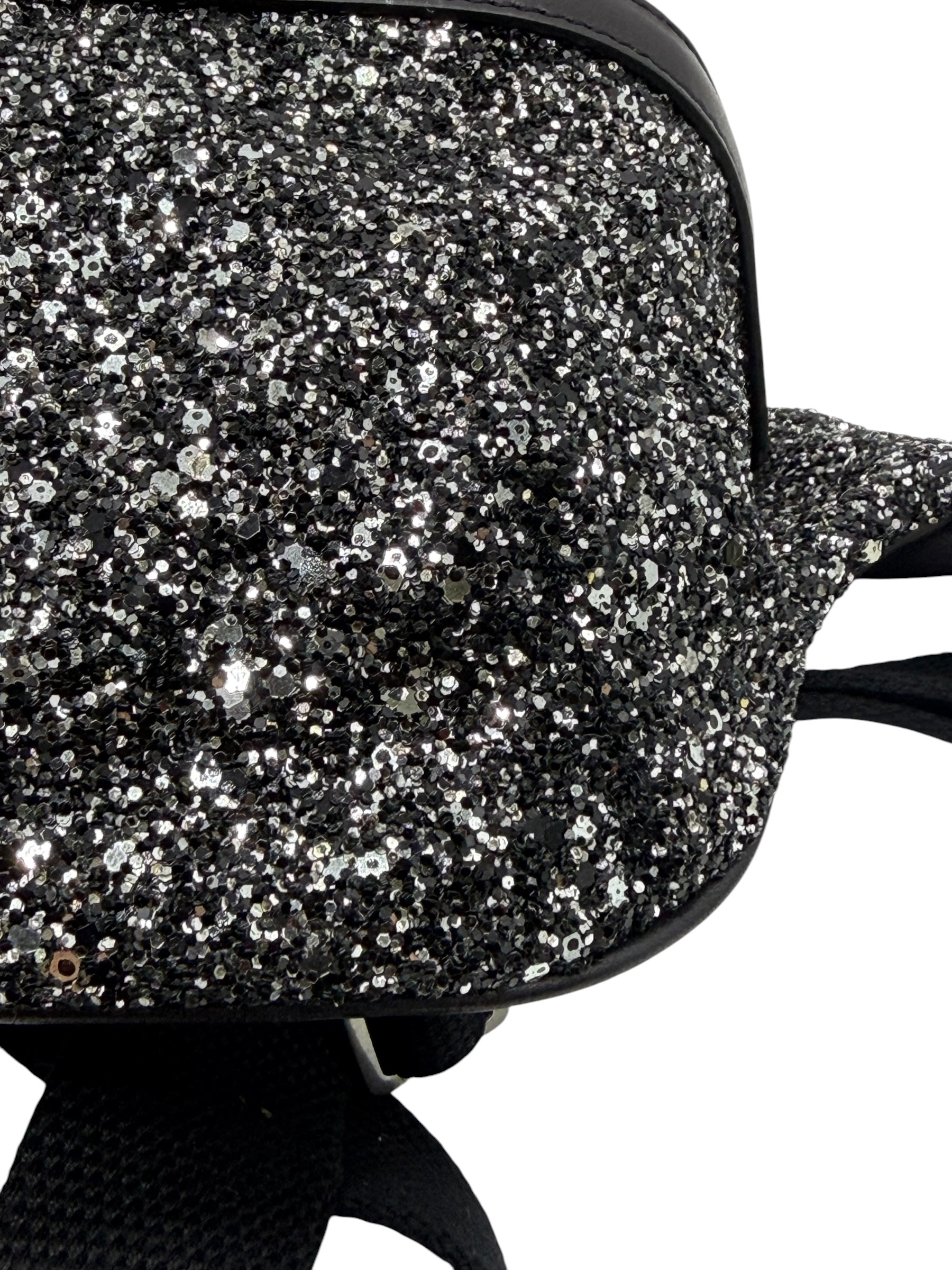 Pre-Owned YSL Metallic Black Glitter Belt Bag / Product Code: 26053013