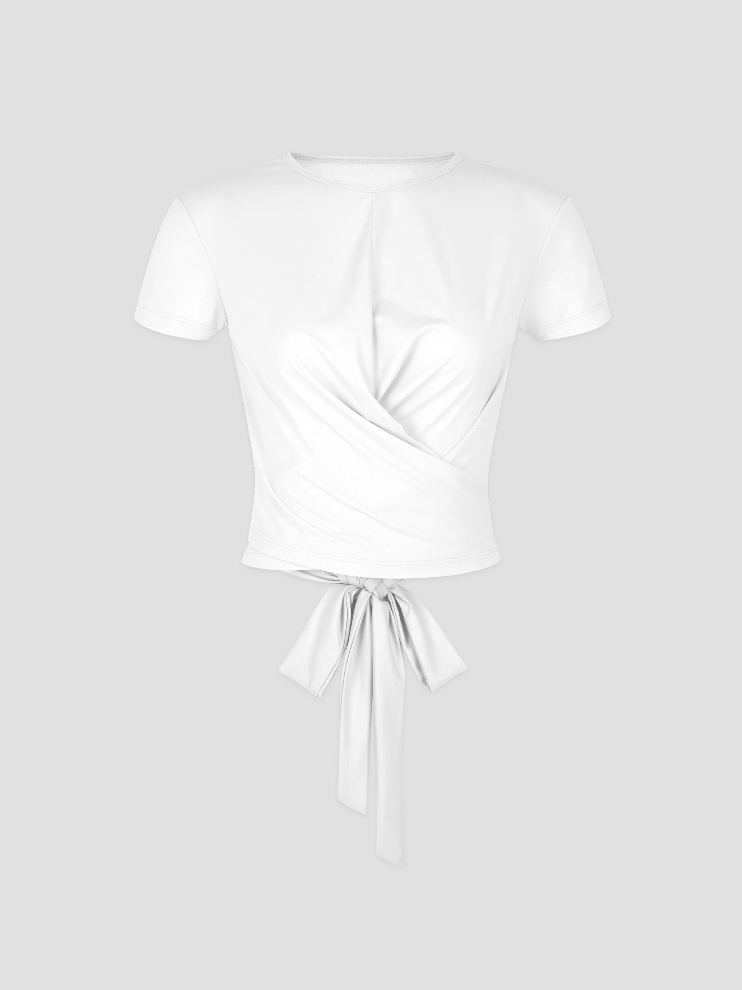 預購_Twist Strap Short Sleeve T-shirt by Conch