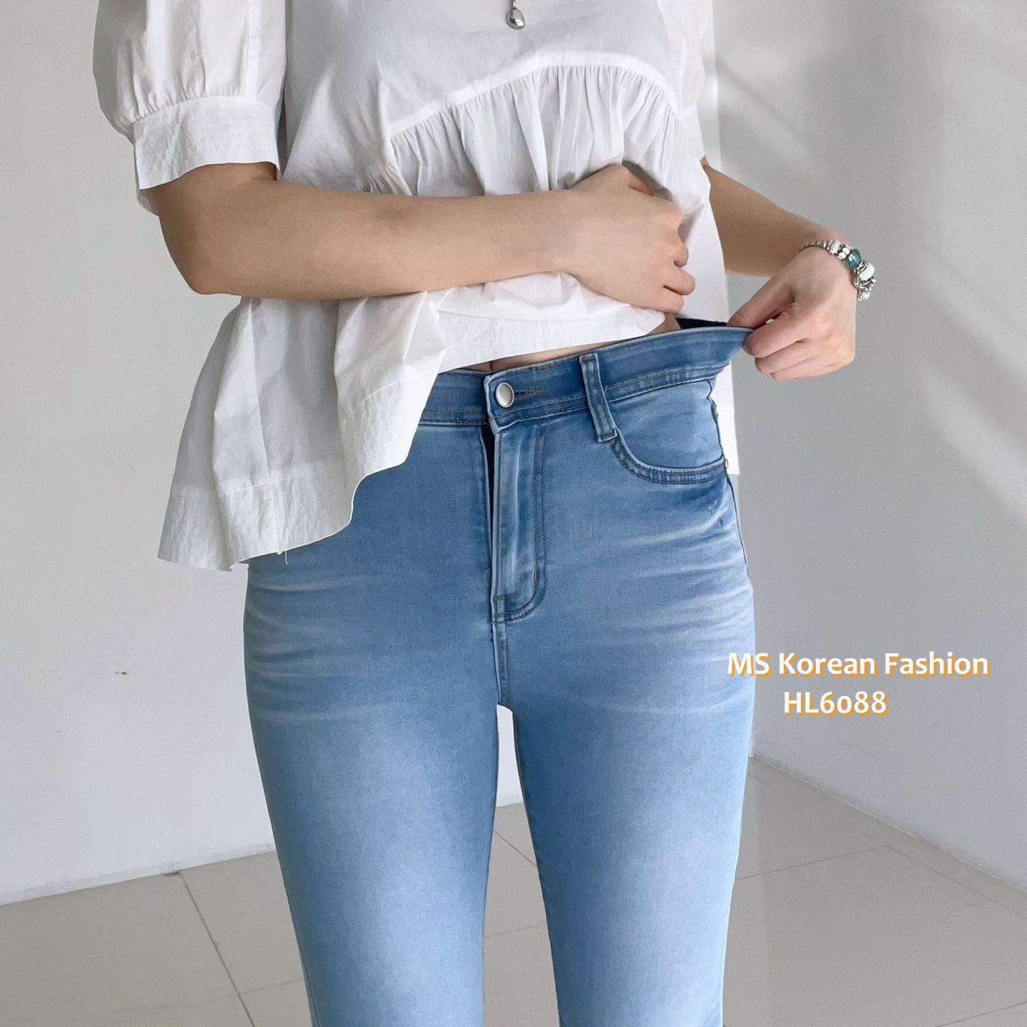 HL6088 韓國🌼Howluk牛奶面料slimcut牛