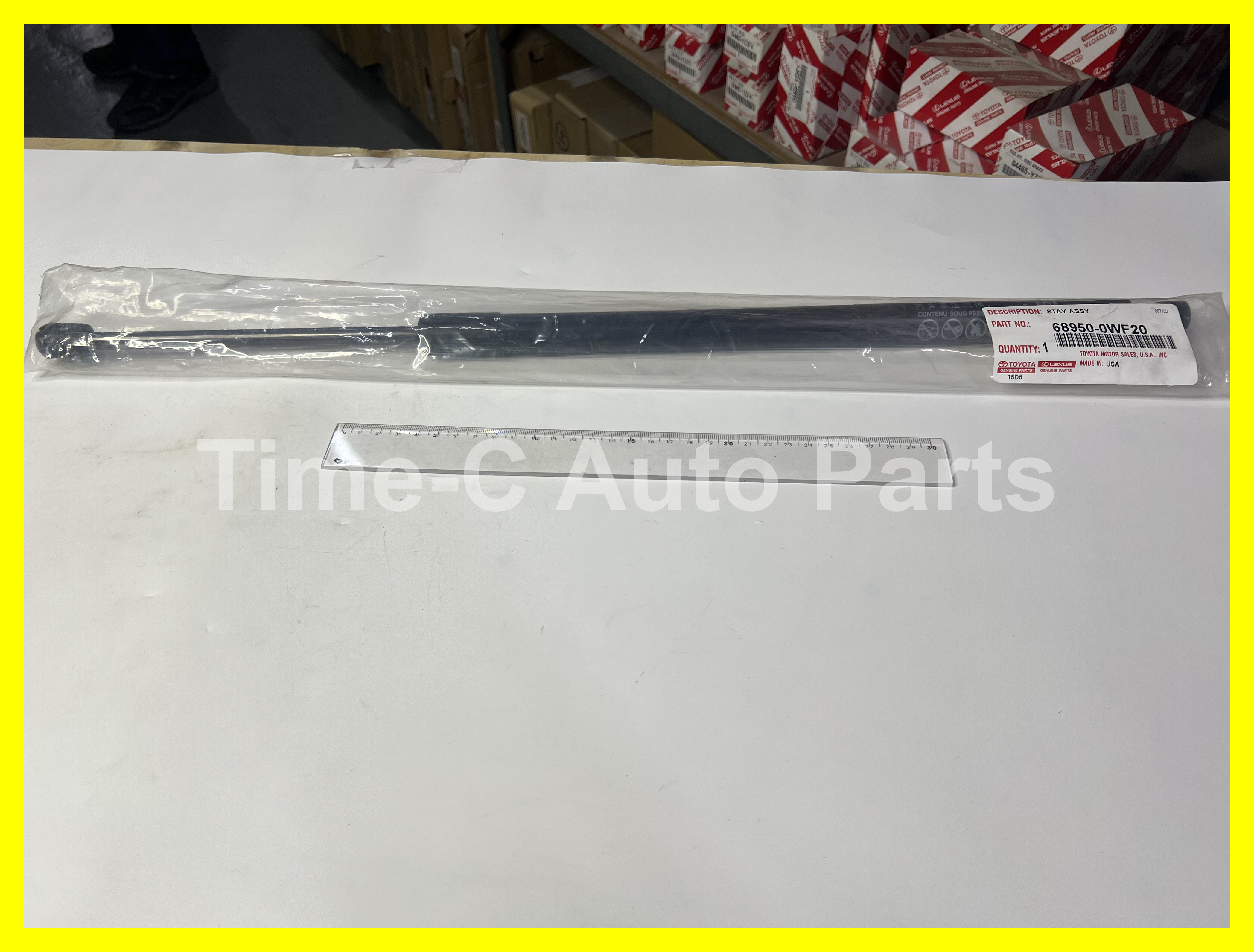 尾門撐(右) 68950-0WF20 - Toyota Noah Voxy 80系