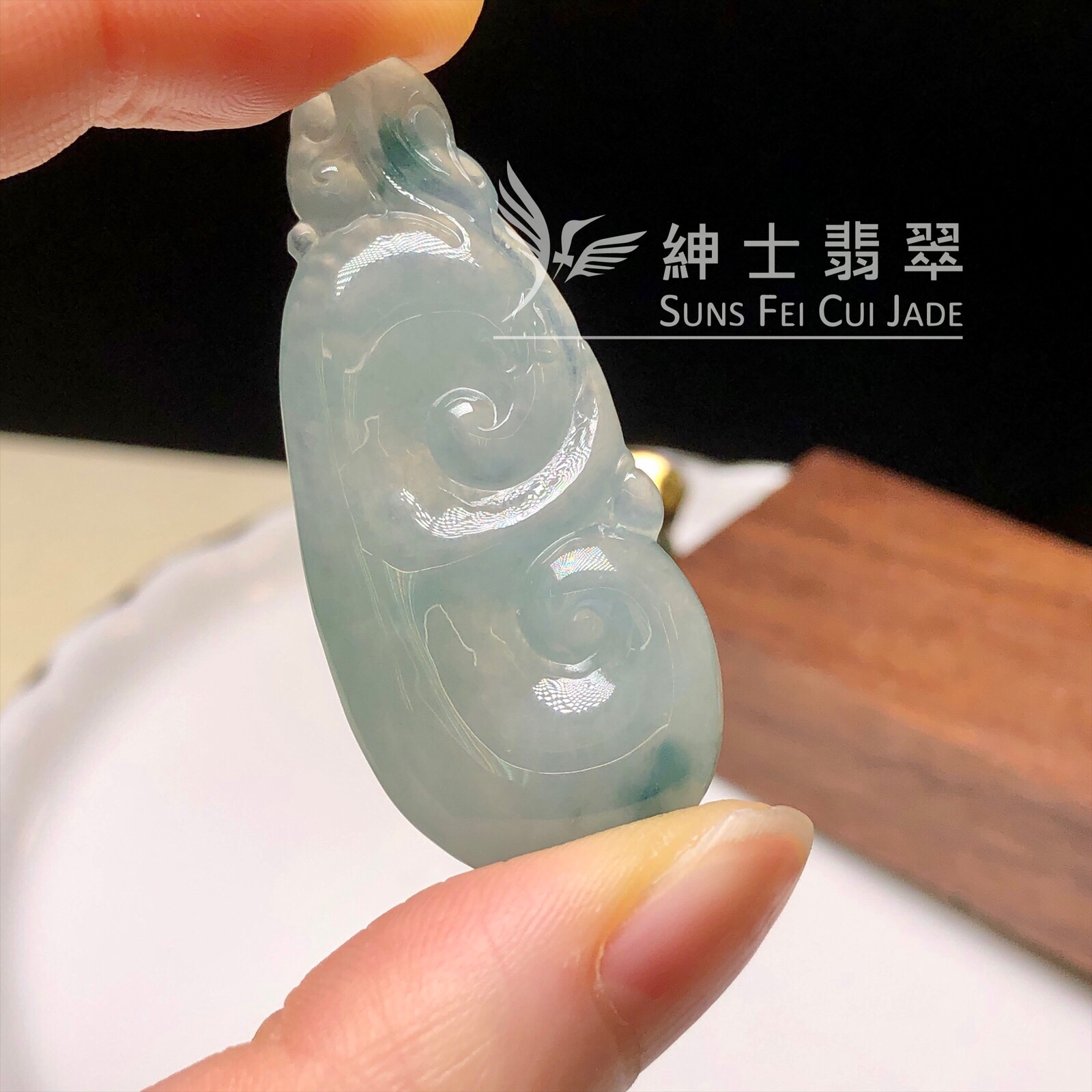 YK00407 飄藍花如意