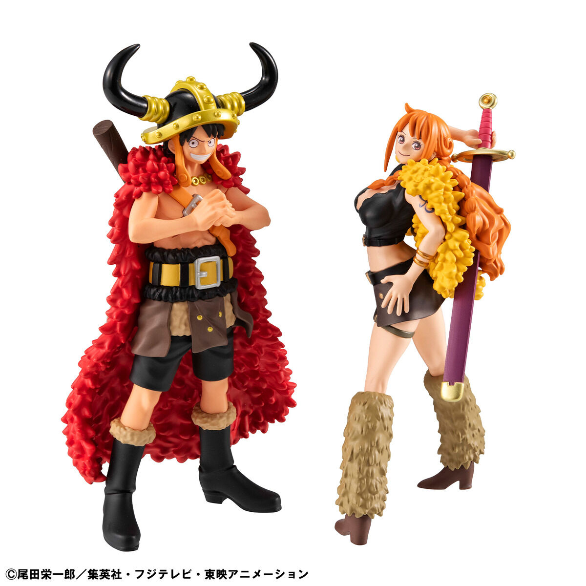 (預訂訂金 $100) (總價 $322) (魂限) MegaHouse WALLSTAR 海賊王 路飛 & 奈美 (艾爾帕布篇) (連特典) (行版) W.STAR ONE PIECE Monkey D. Luffy & Nami