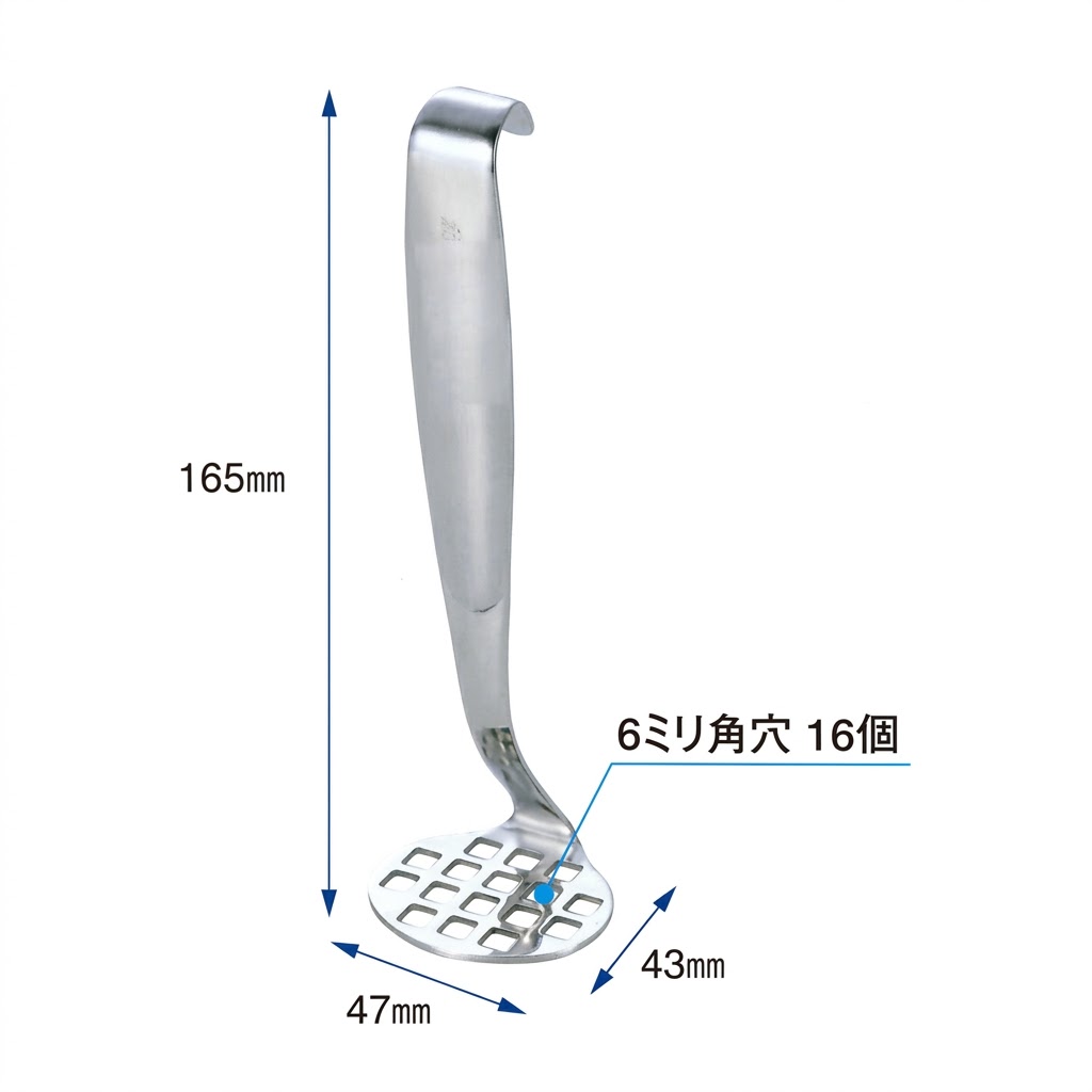 【現貨】🔥🔥【日本製《THREE SNOW》燕三条迷你不鏽鋼壓泥器】