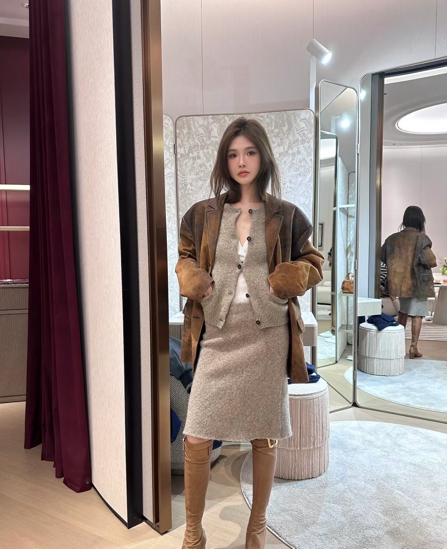 羊毛一套 可分開買 ～裙