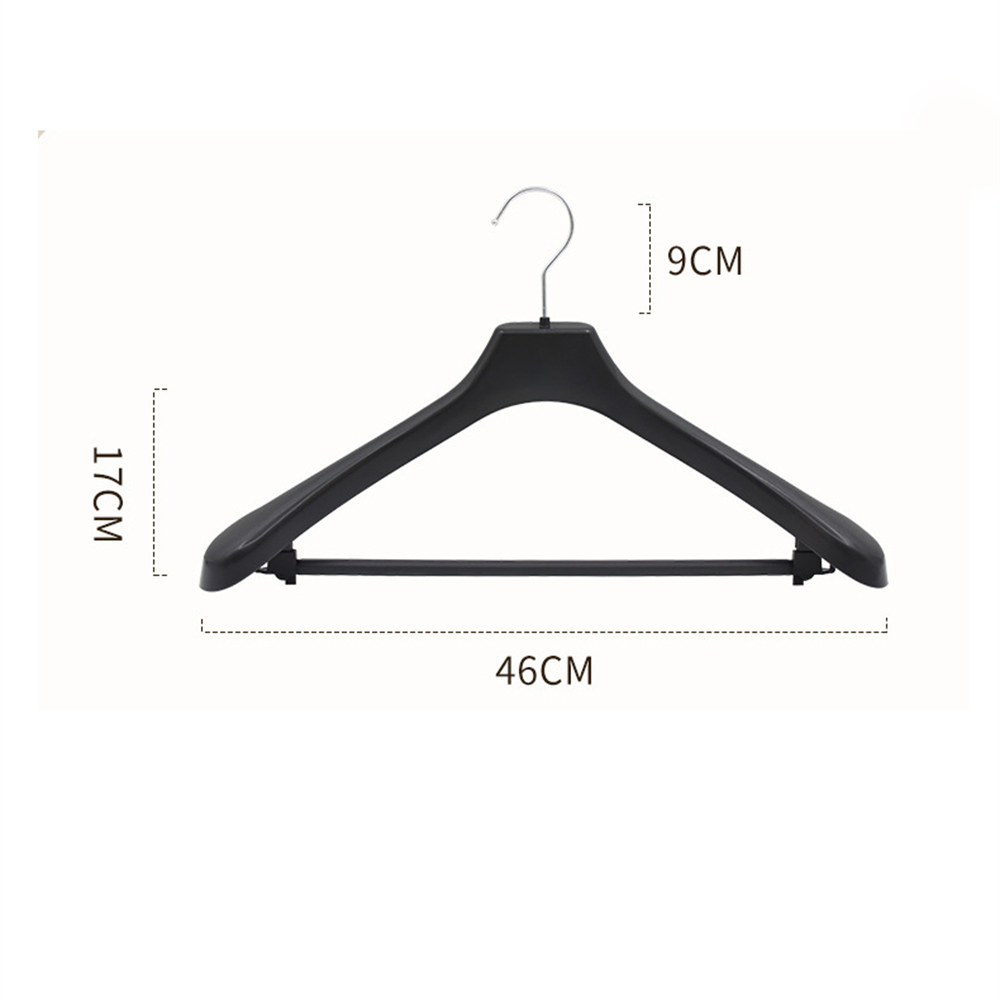 無痕防滑寬肩衣架 無檔 X510-46cm UB0244