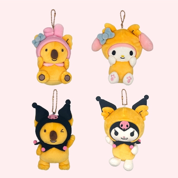 日本預訂📍日本熊仔餅 x Melody/Kuromi得意系列 - 公仔/吊飾 2026年8月中旬出貨