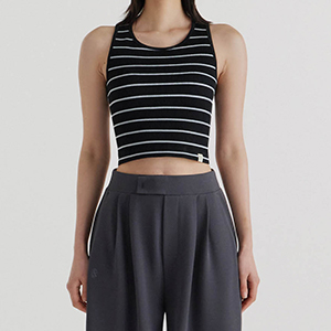 【無縫入膊】預購_FEWSBT085 Seamless Striped Racerback by front2line