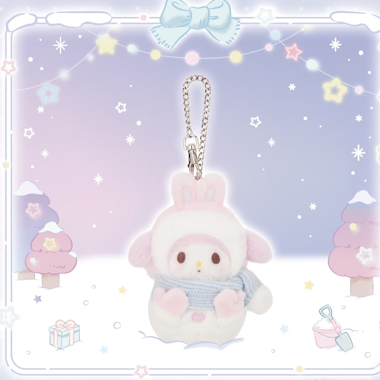 Sanrio堆雪人系列公仔掛飾