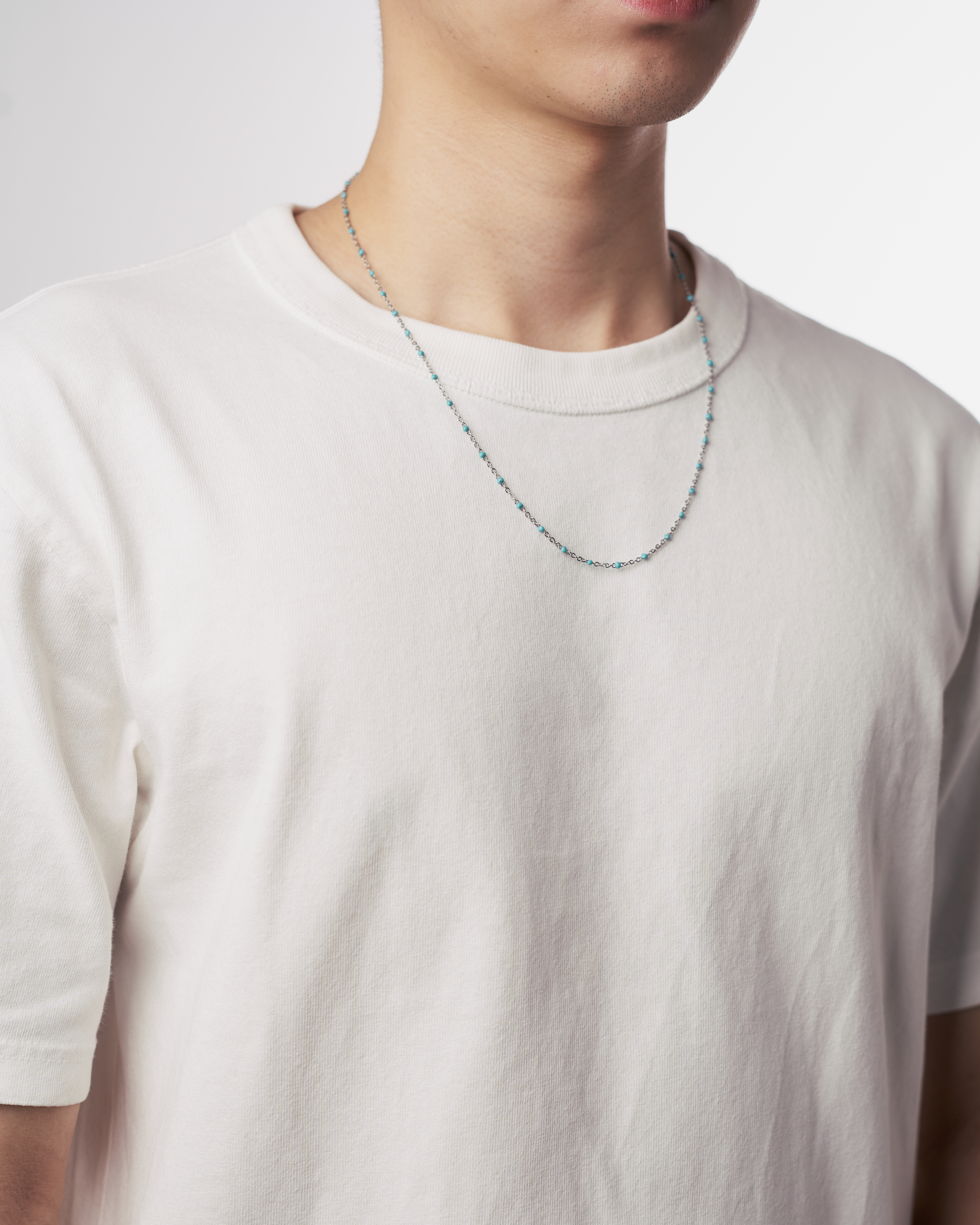 Aqua Spots Necklace 