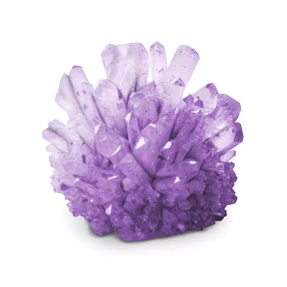【水晶培養實驗套裝】National Geographic Purple Crystal Lab 紫水晶培養STEM玩具 DIY水晶成長｜附真紫水晶標本 8歲以上｜Vbuy
