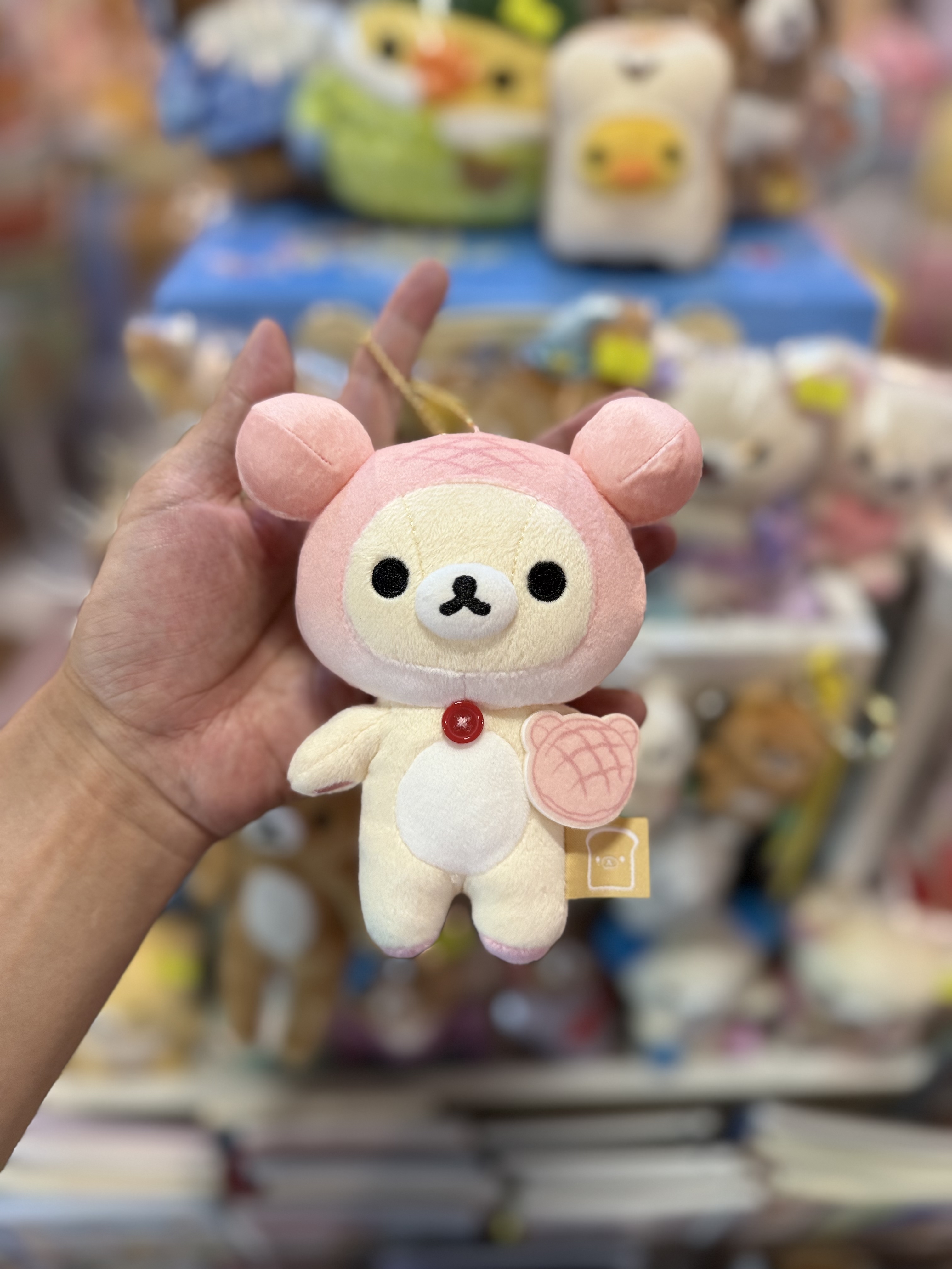 《現貨》全新Rilakkuma麪包造型掛飾 小白熊/小雞 