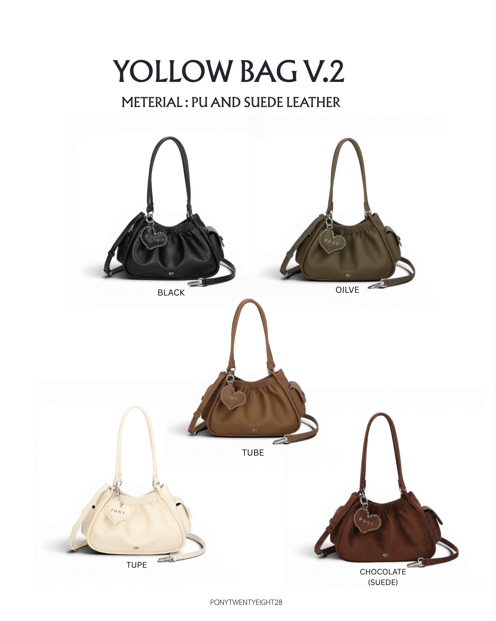 Pony Twenty-Eight Yollow Bag V.2
