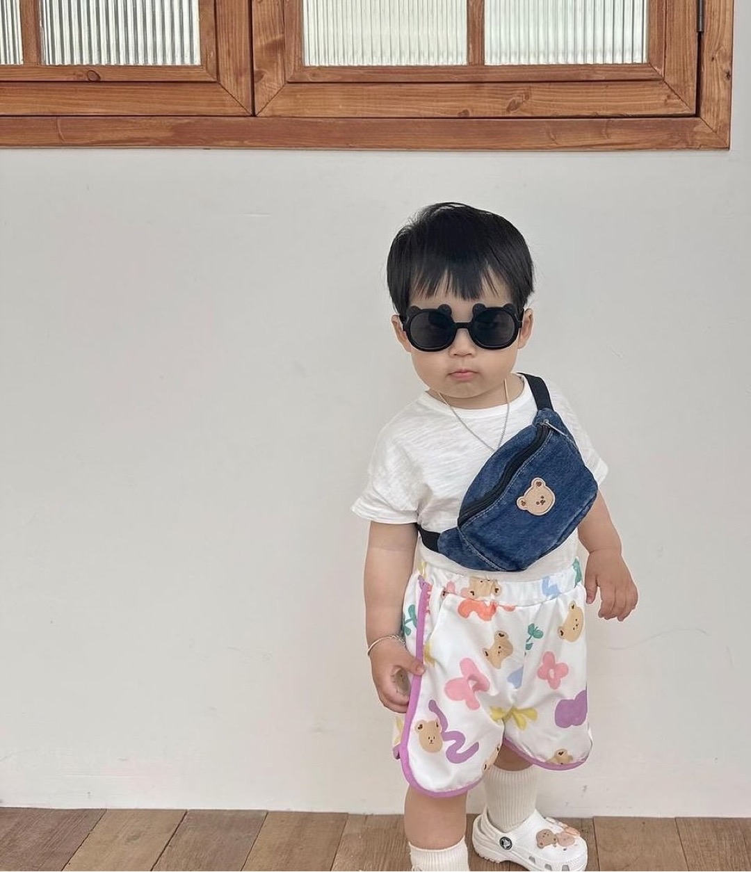 DOTTODOT 夏日出遊系列-休閒牛仔腰包