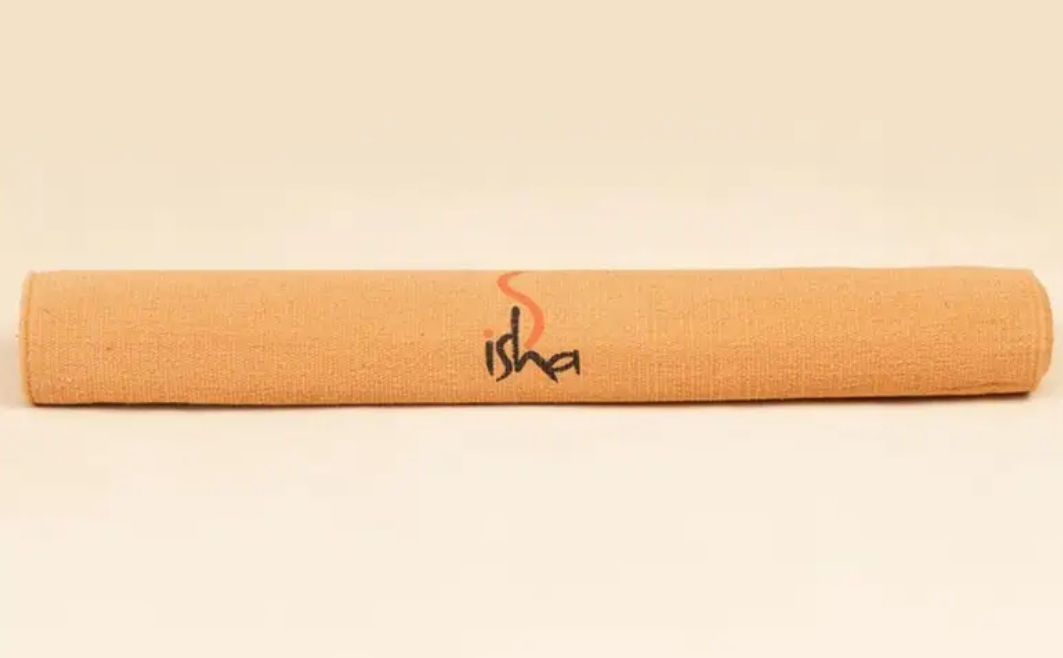 Isha Life- 100% 棉質瑜伽墊 (橙色) Cotton Yoga Mat (Orange)