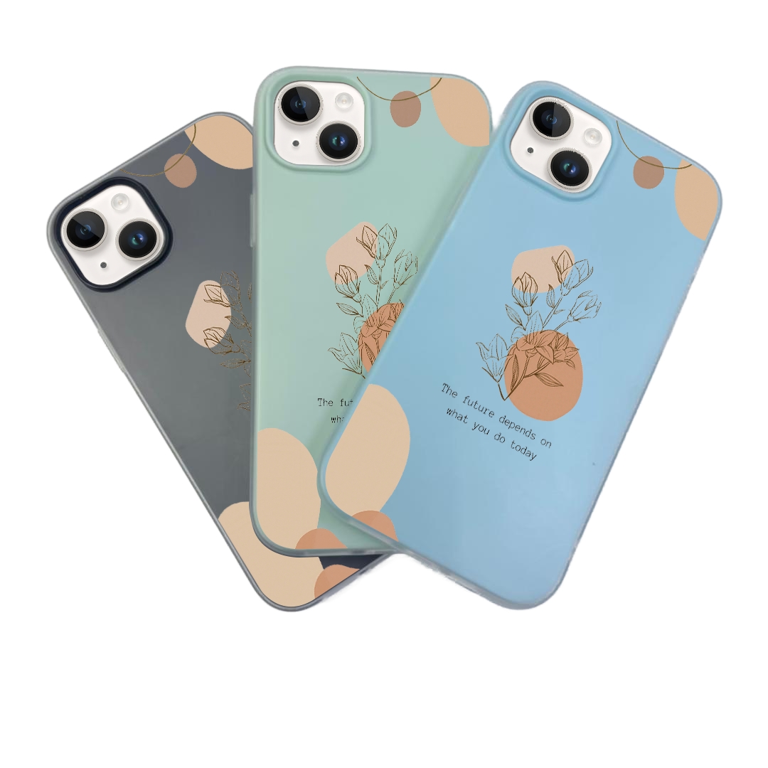 JELLY CASE PHONE FOR IPHONE - DESIGN FLOWER V