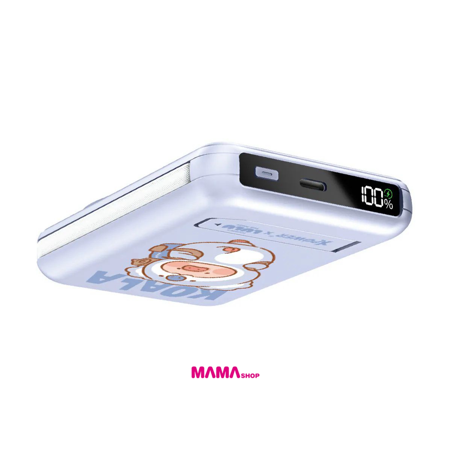 罐頭豬LuLu🐷M10C+ 6合1 10000mAh多功能迷你20W PD3.0+ 磁吸無線快充移動電源 (樹熊)