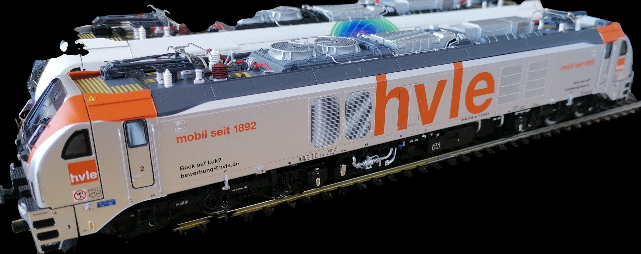 Sudexpress HO-scale Dual Mode Locomotive (DCC Digital Sound & Functional Pantographs)
