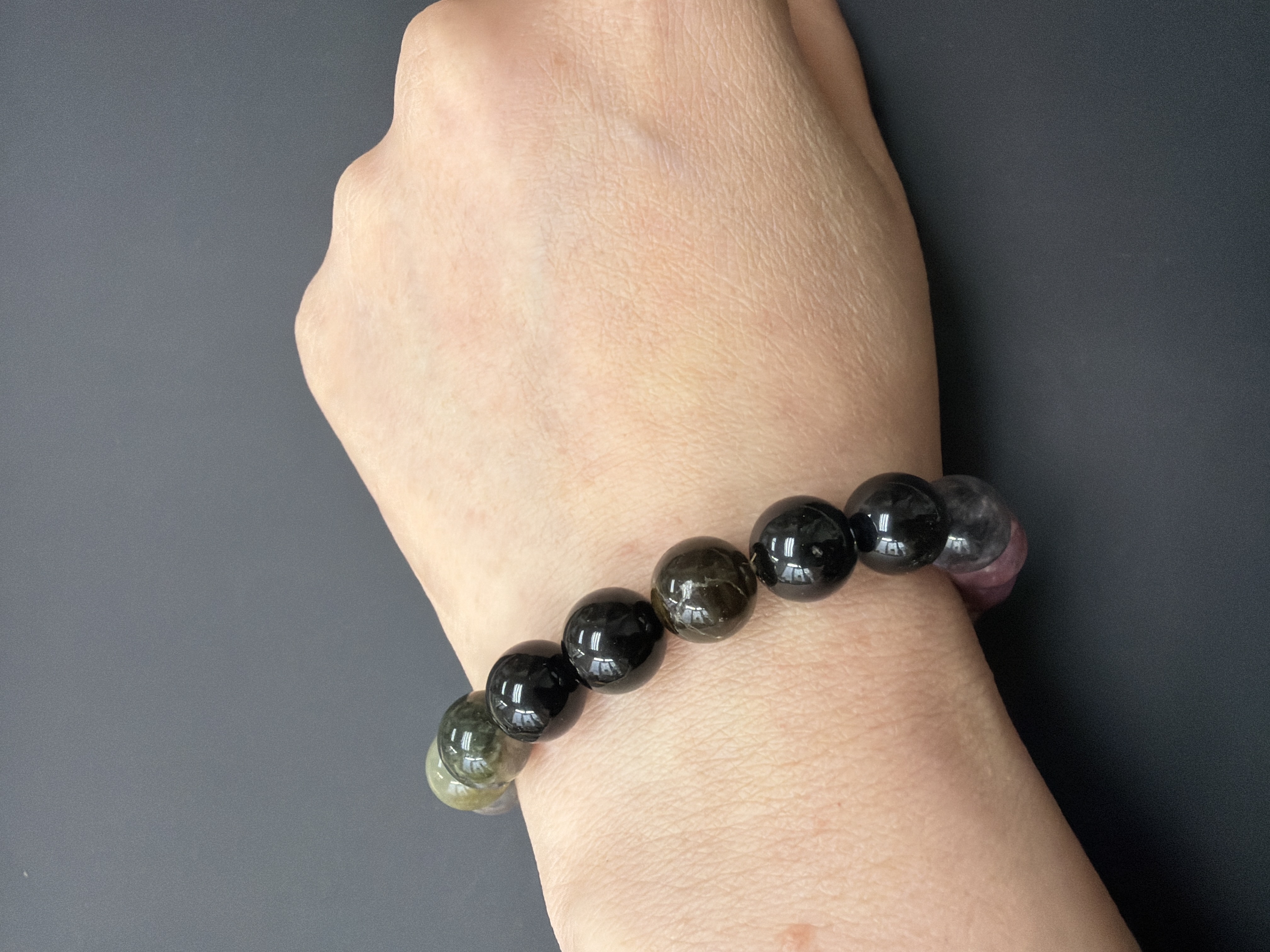 9.9mm 老礦碧茜手串