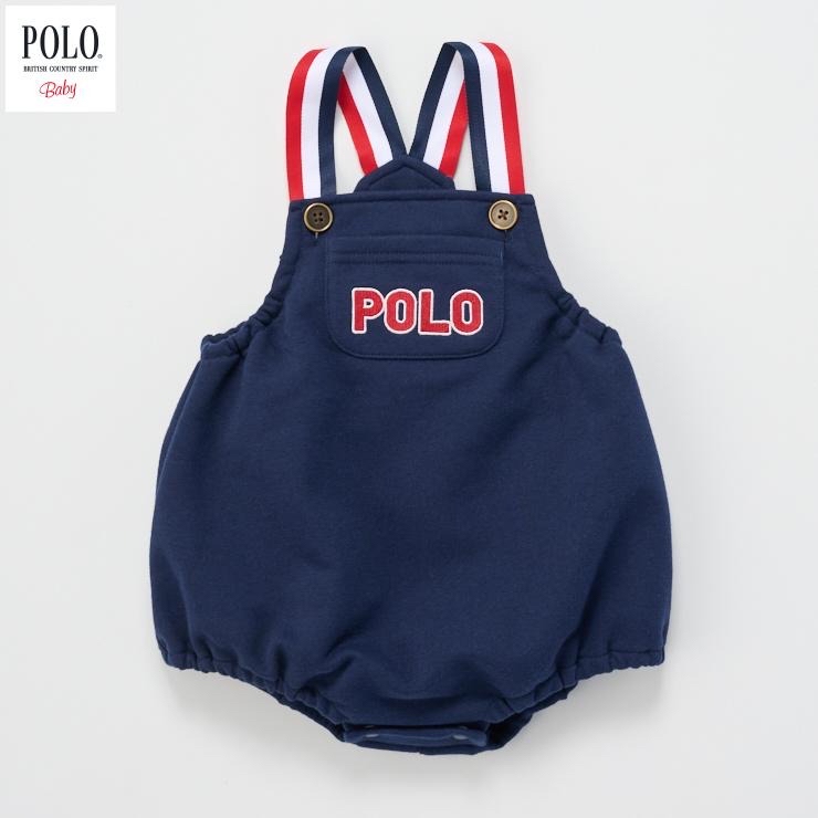🇯🇵限量預訂 日本直送🇯🇵Polo Baby兩色標誌刺繡貼花口袋吊帶包屁褲