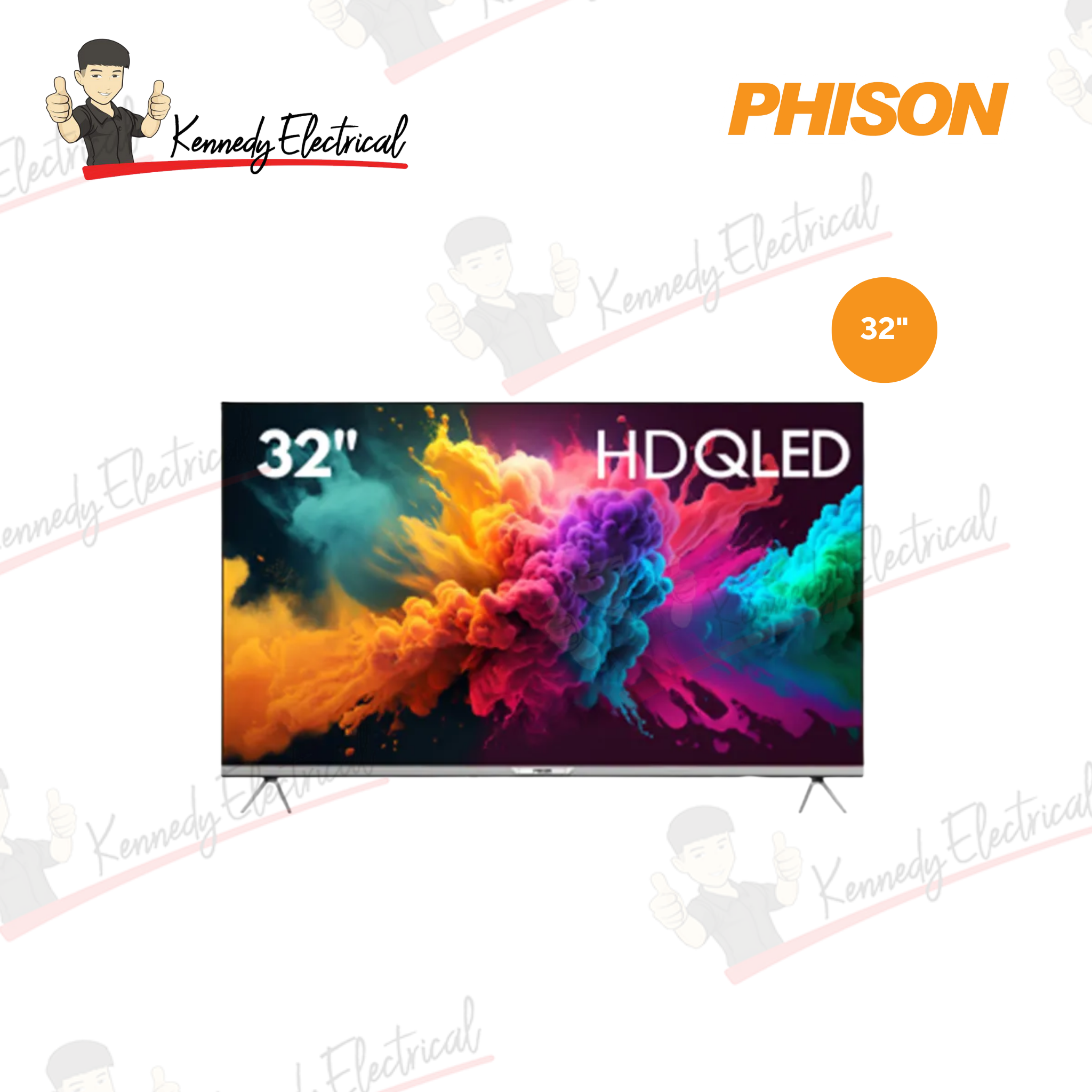 Phison 32" HD QLED Slim Edge Android TV PTV-Q3240S