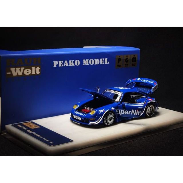 ミニカー PGM PGM-640305 1/64 RWB 993 Red 1/64 PGM Porsche 911 RWB 964 (Red) Luxury Packge Diecast Car