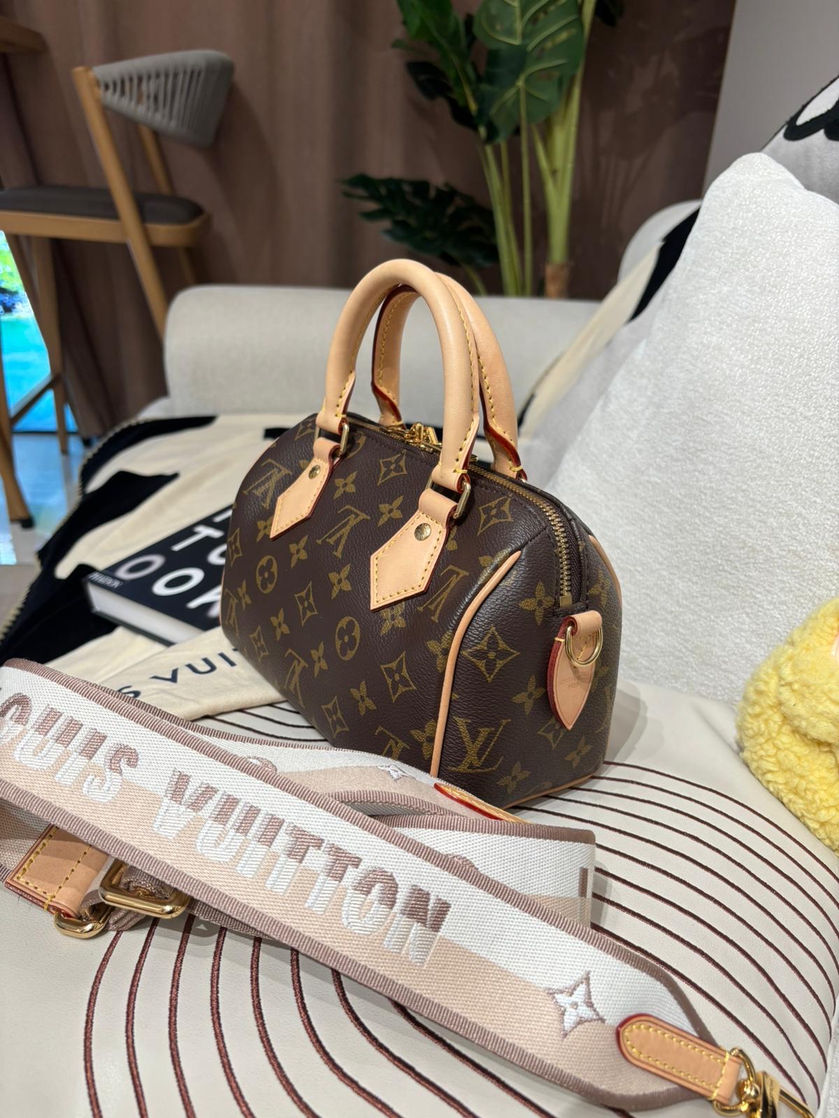 LV Speedy 20 monogram ,100%Authentic, 95%New ✅Key Lock✅Dust bag