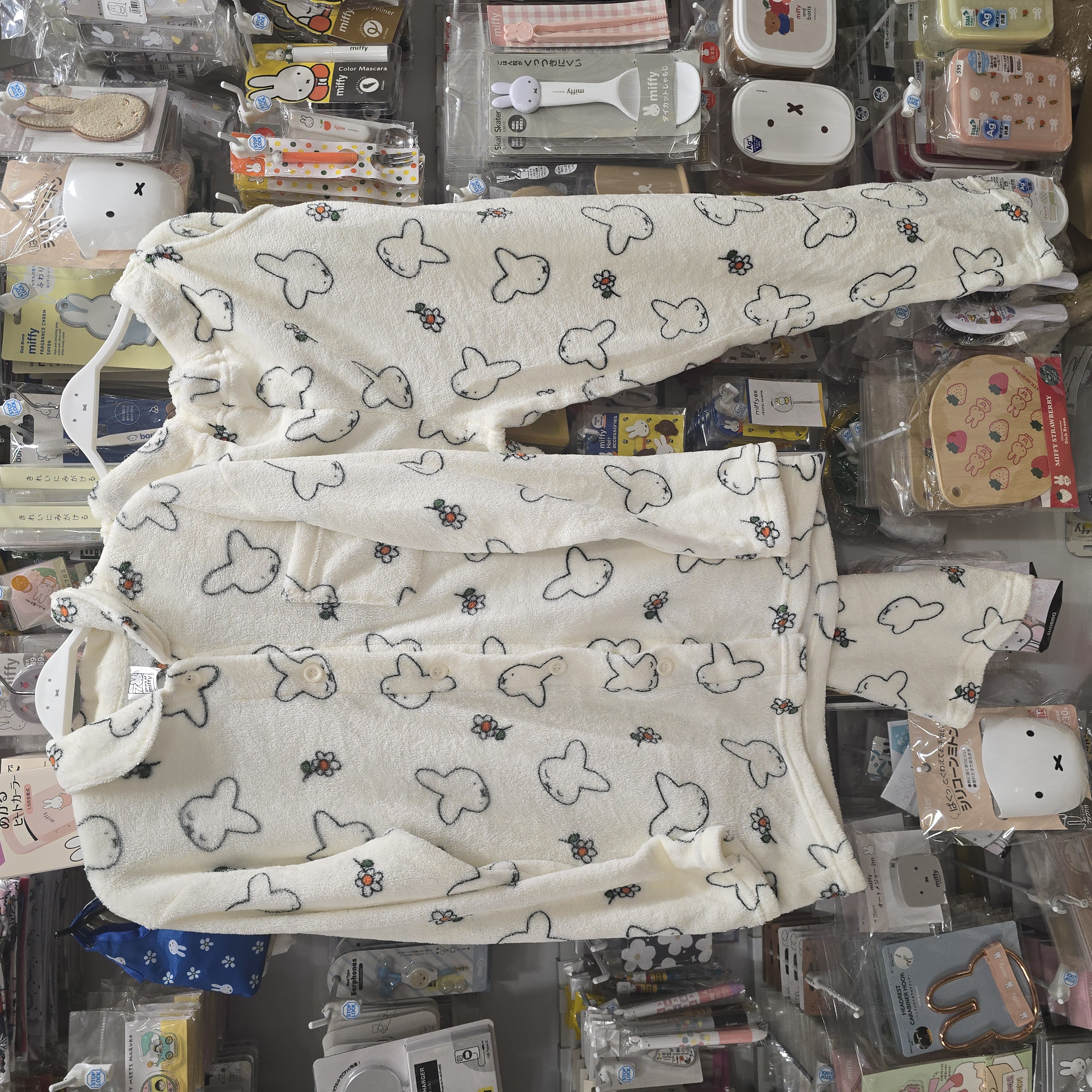 miffy 珊瑚絨 長袖長褲 睡衣 41560ER only L