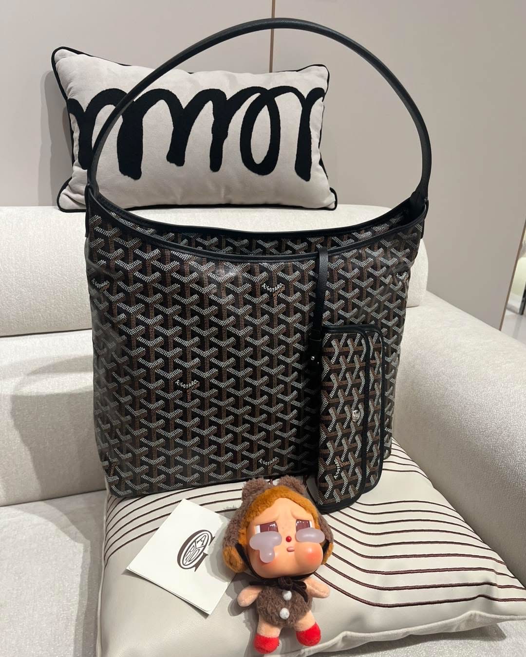 Goyard boheme hobo noir 100%Authentic ,99%new ✅收據✅pouch✅dust bag