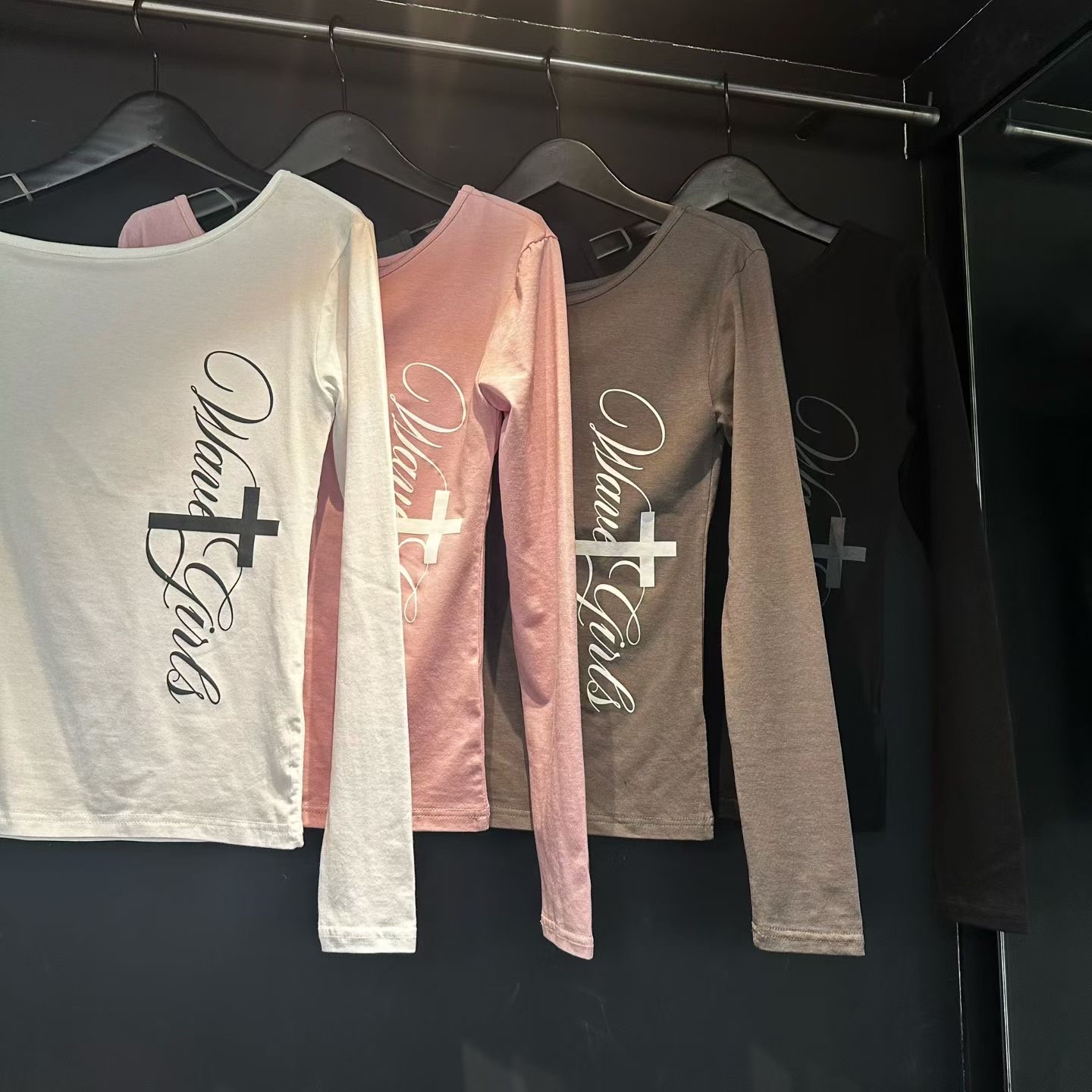 韓國英文直字母露膊top