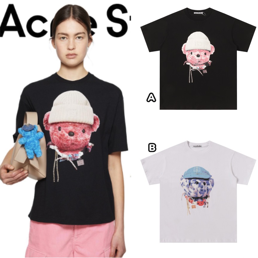 Acne Studios 小熊印花短袖Tee