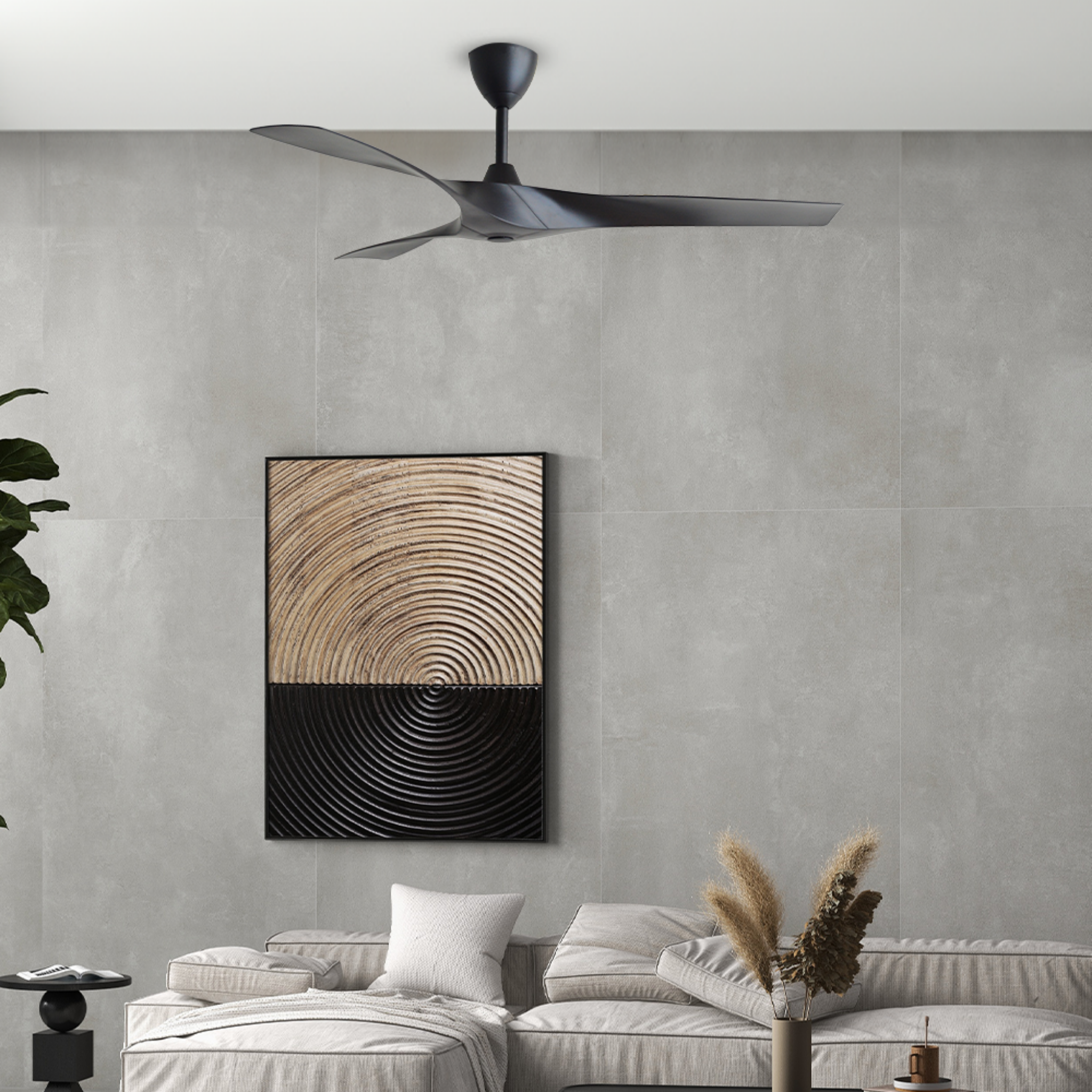 Alpha 56" Axis AC Motor ABS Ceiling Fan (AXIS-3B)