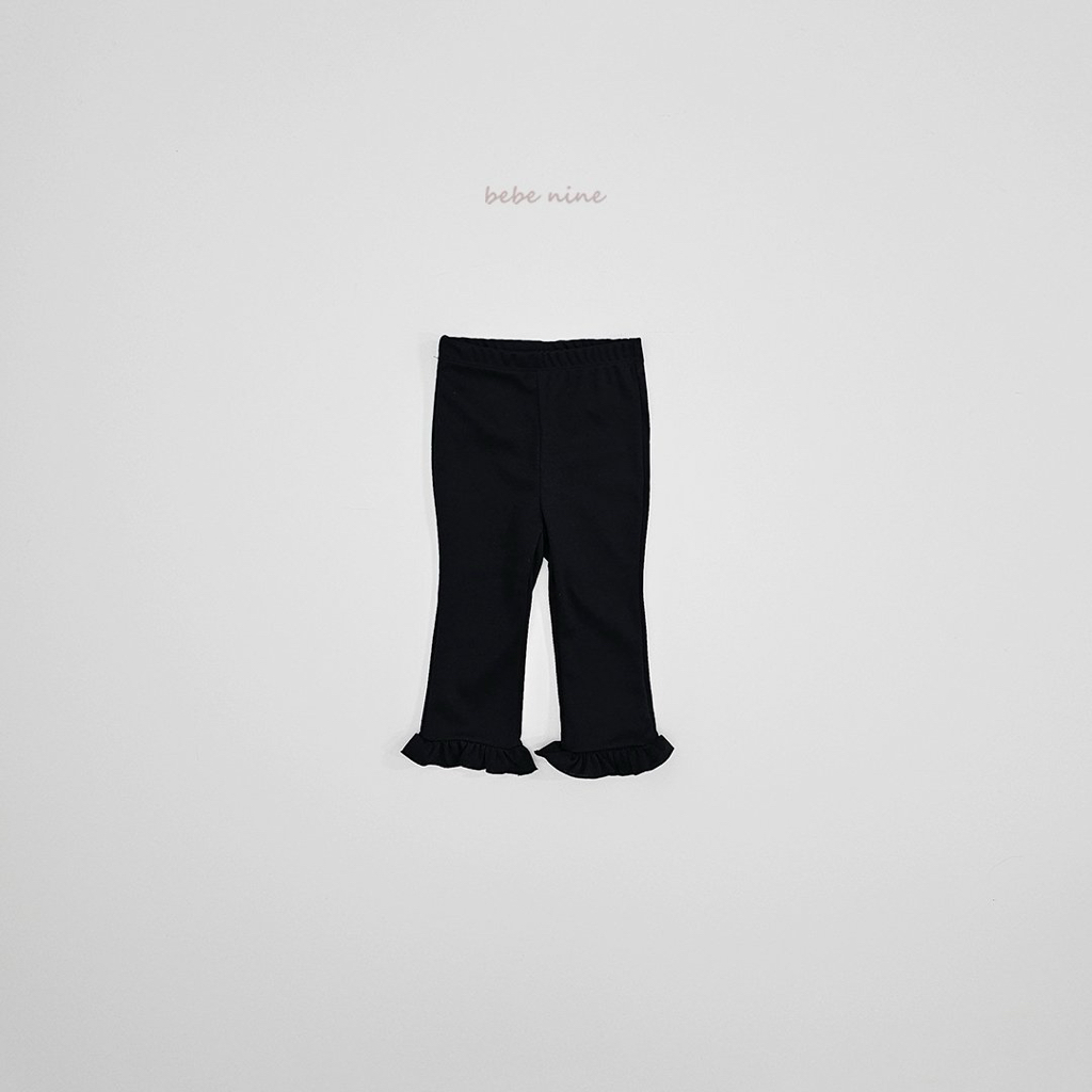 🌸預訂 韓國直送🌸🇰🇷Bebenine兩色時尚荷葉邊緊身褲