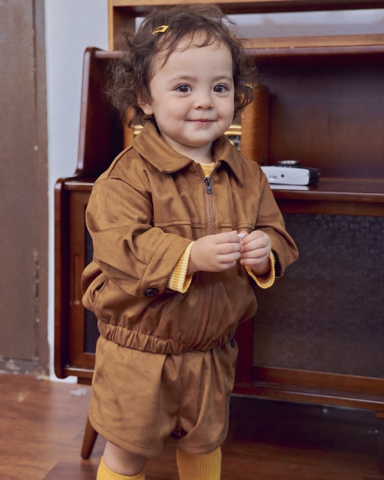 OOTT | Brown Suede Jacket