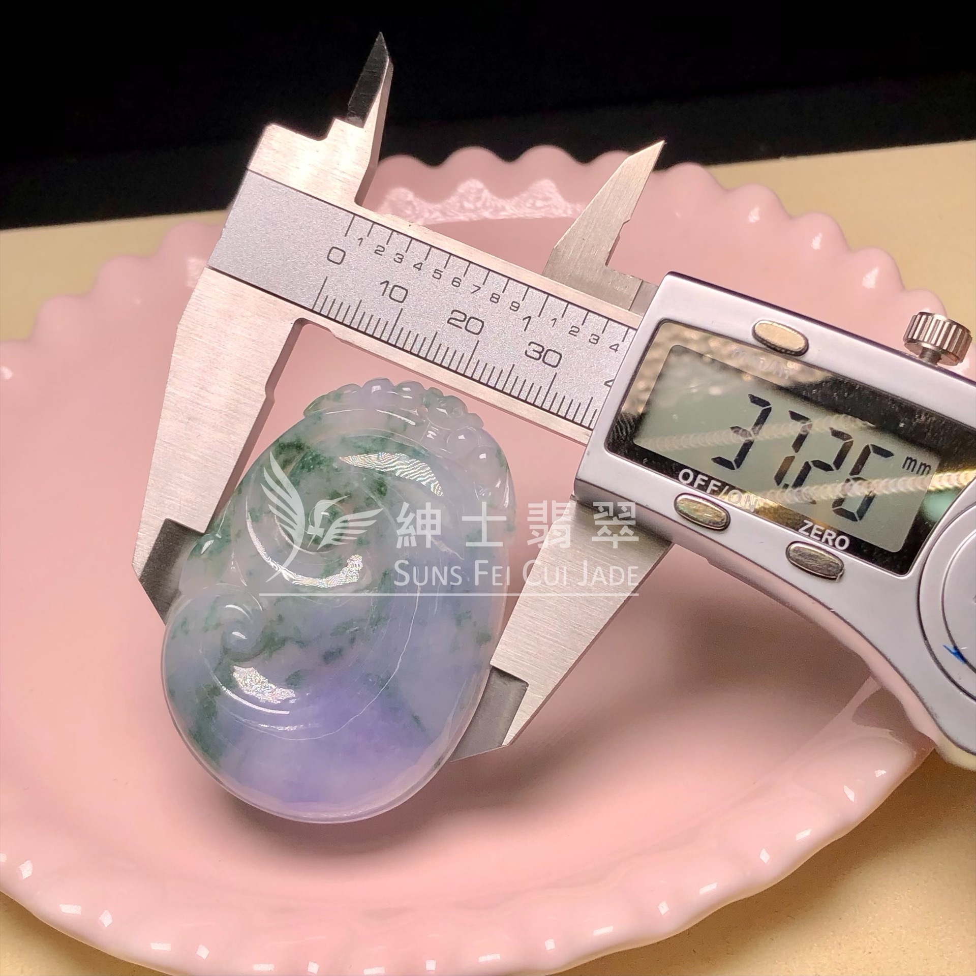 B08578 茄紫飄花如意