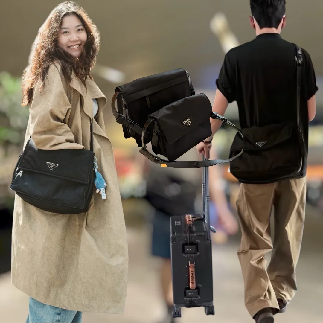 Prada Re‑Nylon尼龍郵差包