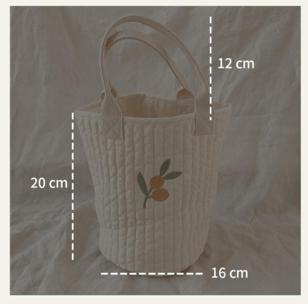 Dottodot 棉質衍縫一手包