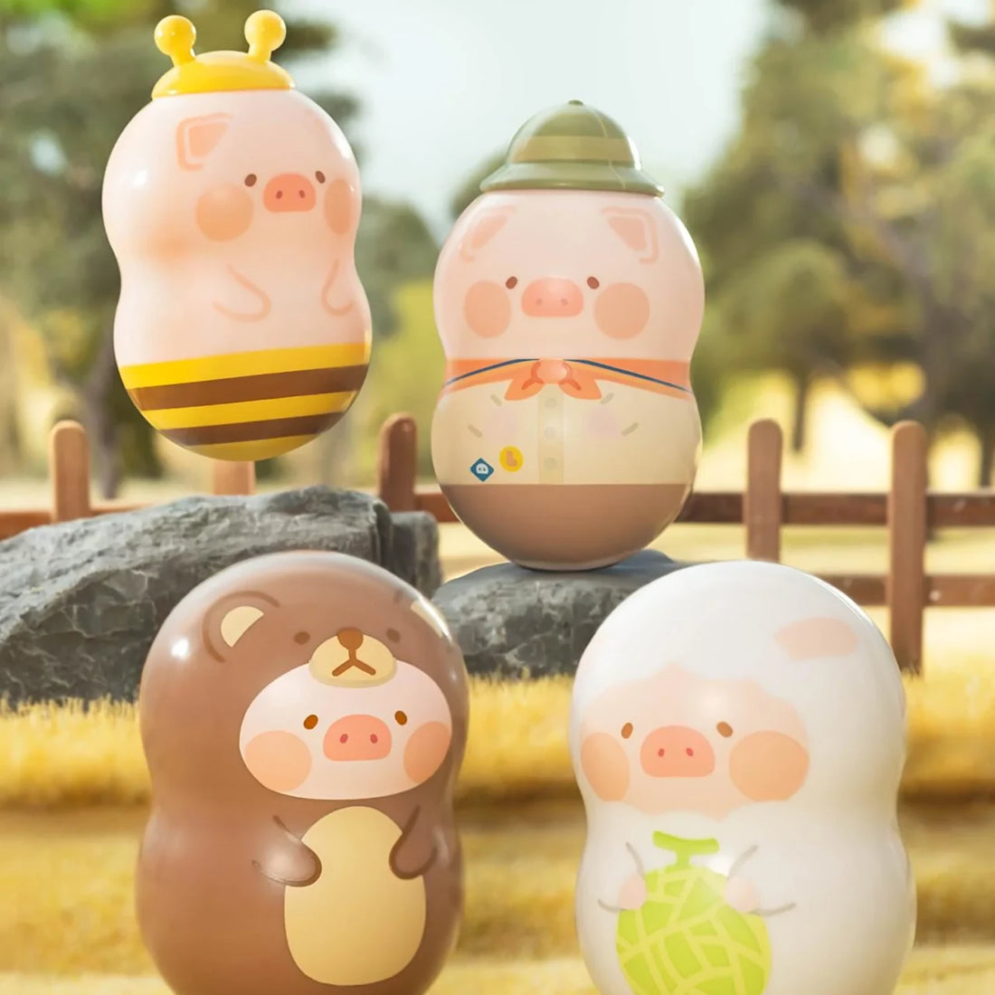 [LuLu The Piggy] 罐頭豬 LuLu 桌面不倒翁盲盒 (中文/英文) | 件